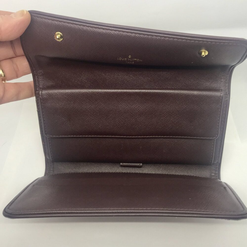 Louis Vuitton Monogram Idylle Mini Lin Long Wallet - Picture 4 of 11